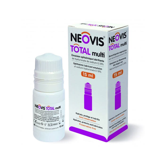 Emulsión oftálmica lubricante Multi Total 15 ml Neovis