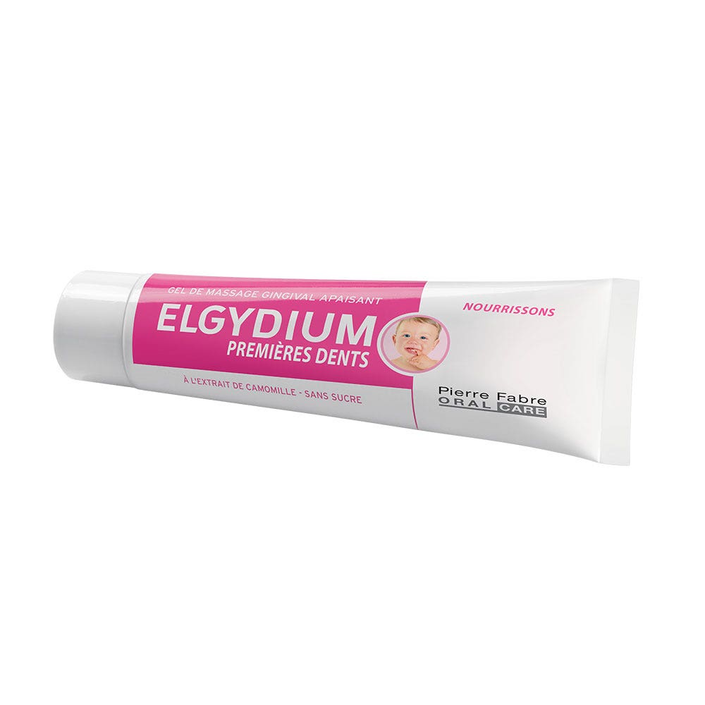 Elgydium Gel Calmante De Masaje Gingival Para Los Primeros Dientes De Los 3 Meses 15 ml