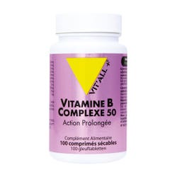 Vit'All+ Complejo vitamínico B 50 Acción prolongada 100 comprimidos
