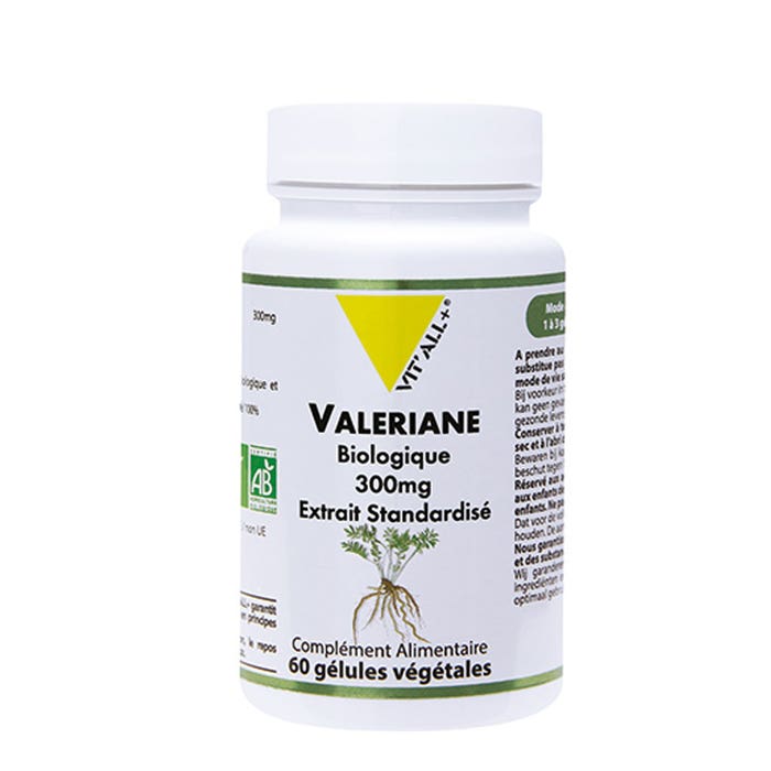 Vit'All+ Extracto estandarizado de valeriana 300 mg 60 cápsulas
