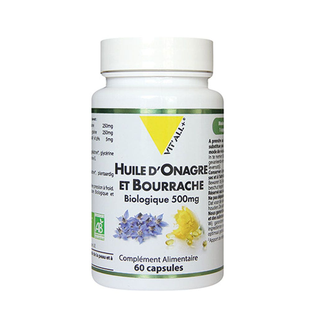 Vit'All+ Onagra ecológica 60 cápsulas