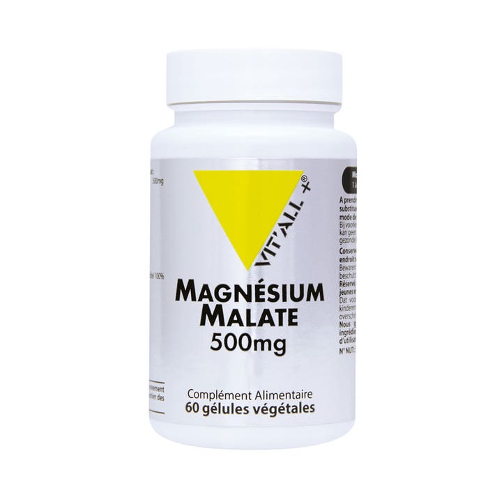 Vit'All+ Malato de magnesio 500 mg 60 cápsulas