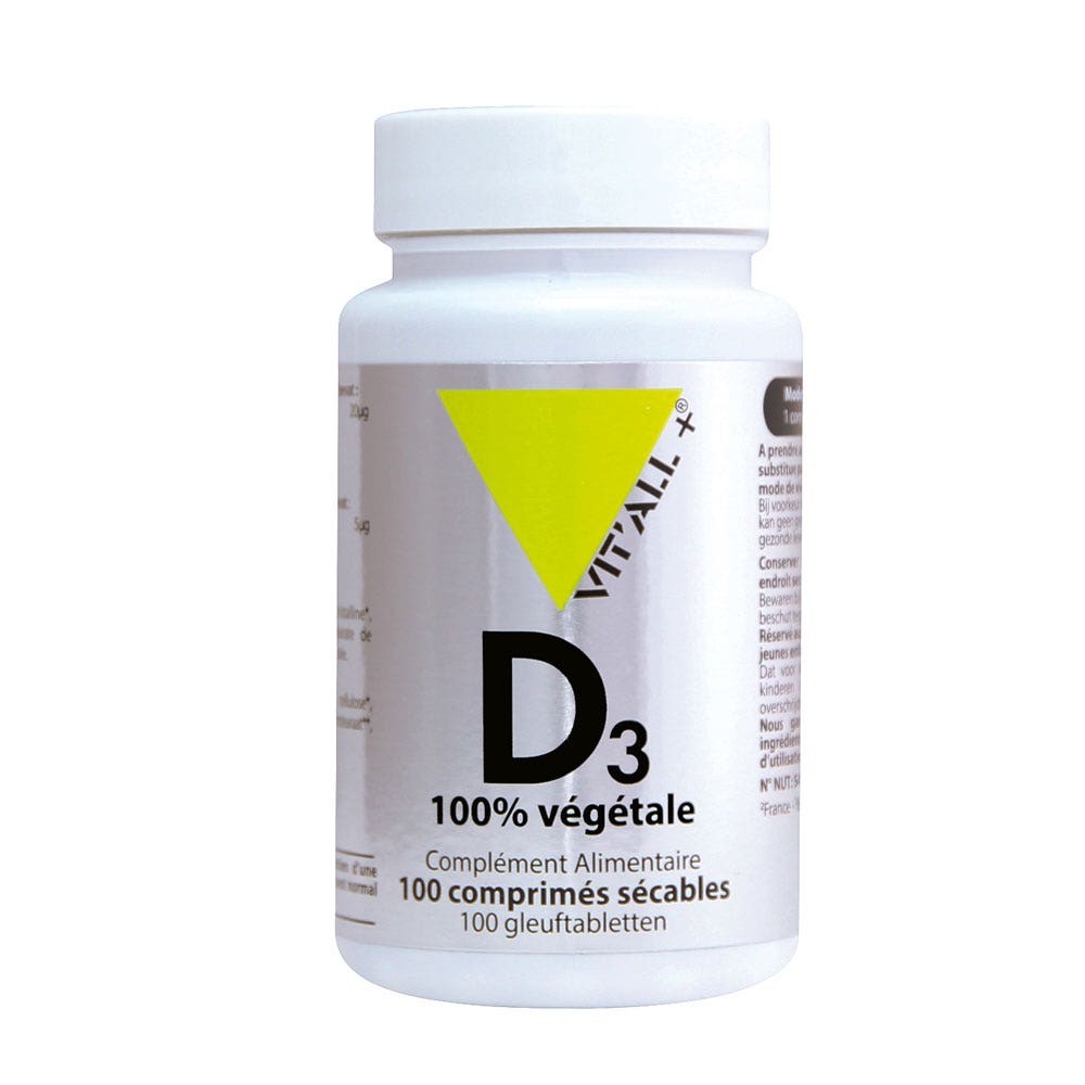 Vit'All+ Planta de vitamina D3 100 comprimidos