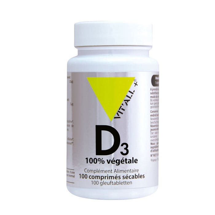 Vit'All+ Planta de vitamina D3 100 comprimidos