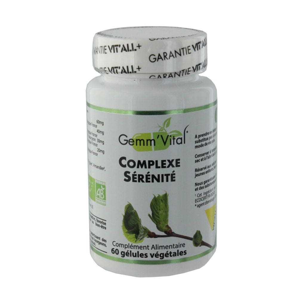 Vit'All+ Complejo orgánico Serenite 60 cápsulas