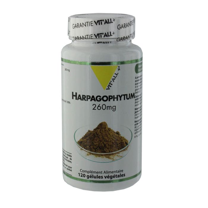 Vit'All+ Harpagofito 260 mg 120 cápsulas