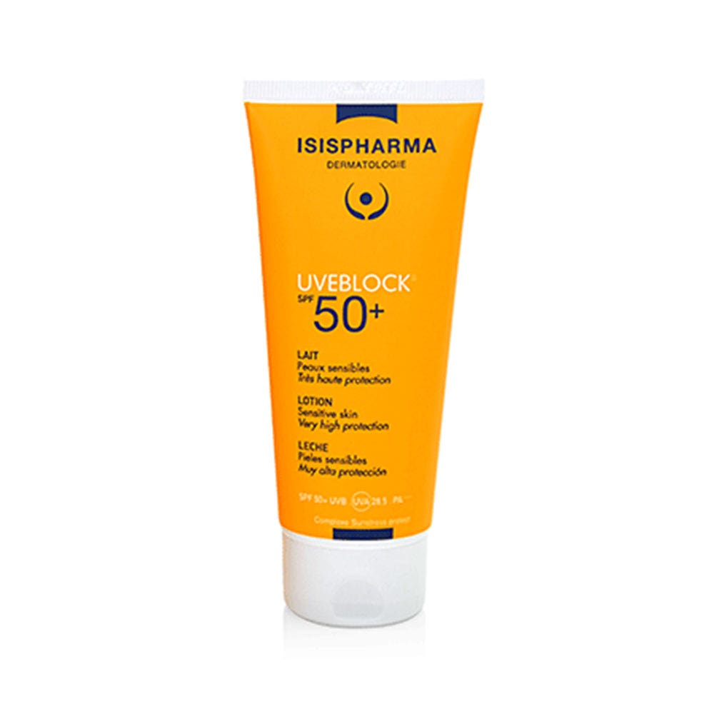 Isispharma Uveblock Leche Protección Muy Alta SPF50+ Pieles Sensibles 100ml