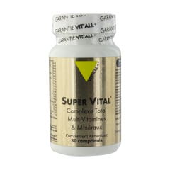 Vit'All+ Super Vital Complejo Total de Multivitaminas y Minerales 30 comprimidos