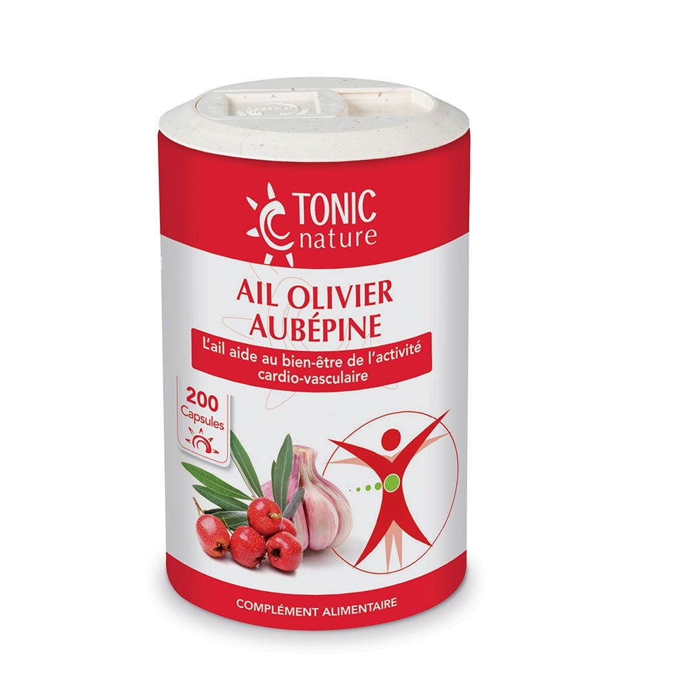 Tonic Nature Ajo Olivo Aubepine 200 Cápsulas