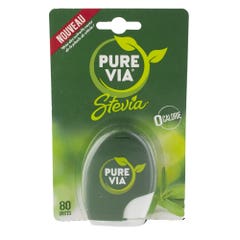 Pure Via Distribuidor De Stevia 80 Comprimidos