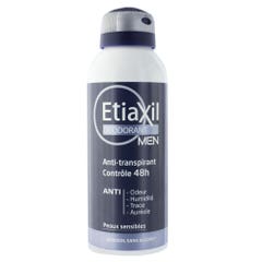 Etiaxil Déodorant Spray para hombre 48 horas sin aluminio 150 ml