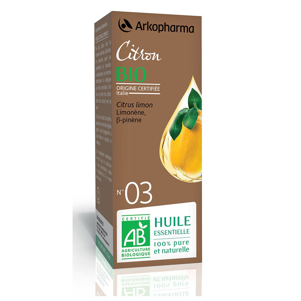 Arkopharma Arkoesencial Aceite esencial N°3 Limón bio (citrus Limon) 10 ml