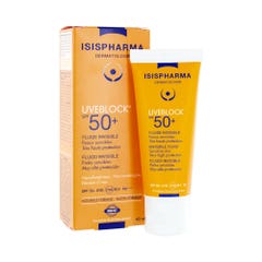 Isispharma Uveblock Fluido invisible SPF50+ pieles sensibles 40ml