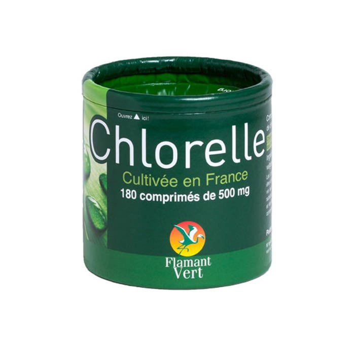 Chlorella 180 comprimidos Flamant Vert