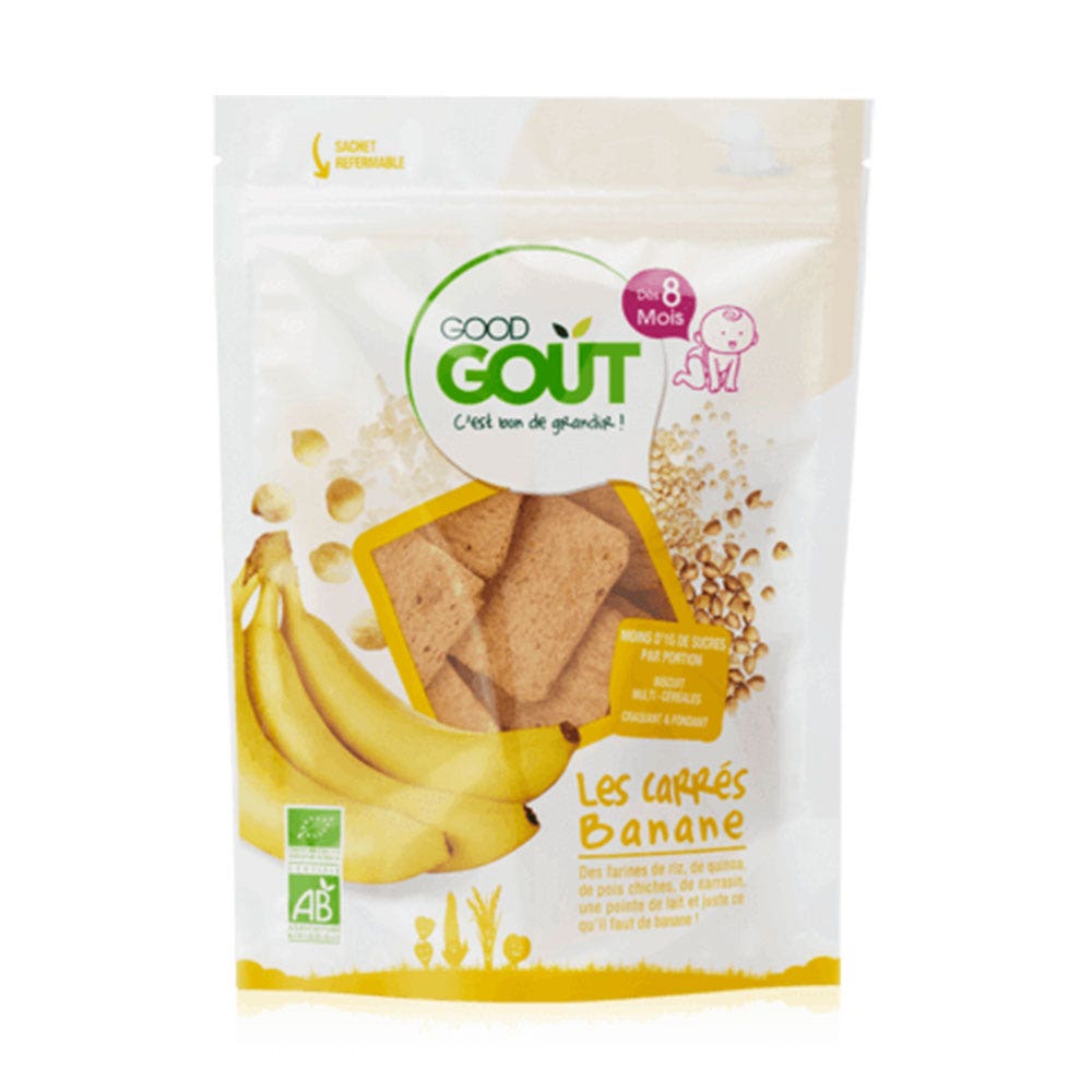 Good Gout Galletitas Con Cereales Los Cuadrados Para Bebe A Partir De 8 Meses 50g