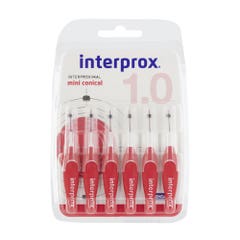 Interprox Cepillos Interdentales 1mm Miniconic X6