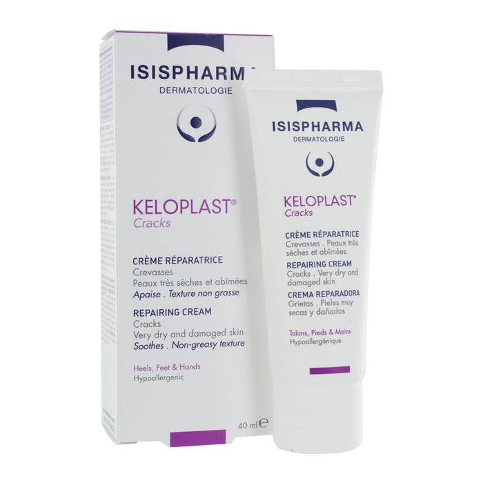 Isispharma Keloplast Crema reparadora de grietas para pieles muy secas y dañadas 40 ml