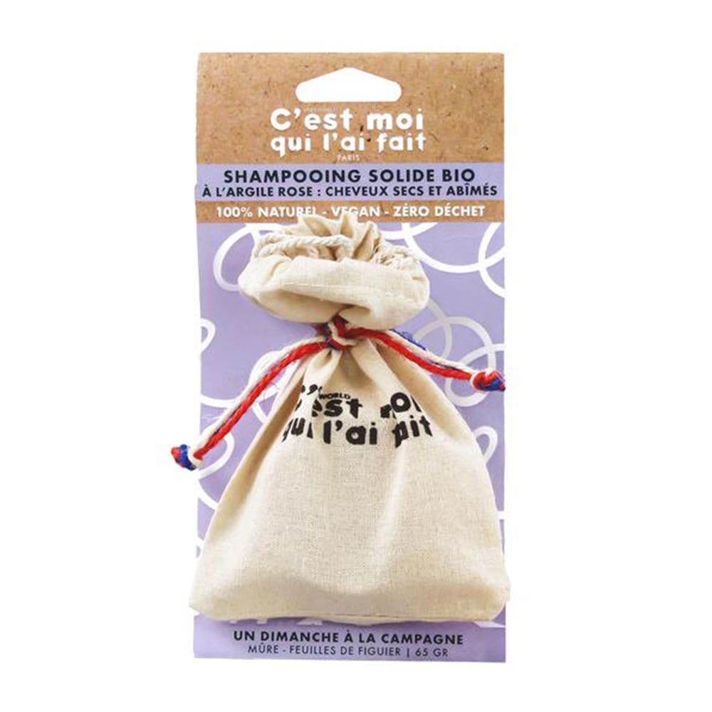 Diet World C'est Moi Qui L'ai Fait Champú sólido arcilla rosa 65g