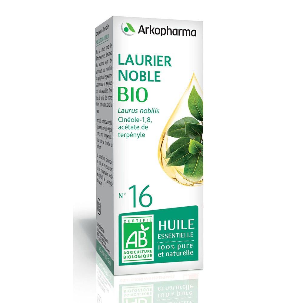 Arkopharma Arkoesencial Aceite esencial N°16 laurel noble (Laurus nobilis) 5 ml