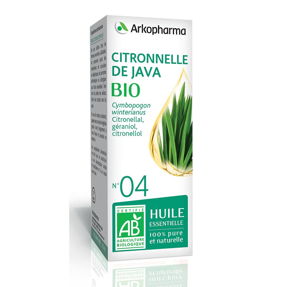 Arkopharma Aceite esencial N°4 citronela de Java bio 10 ml