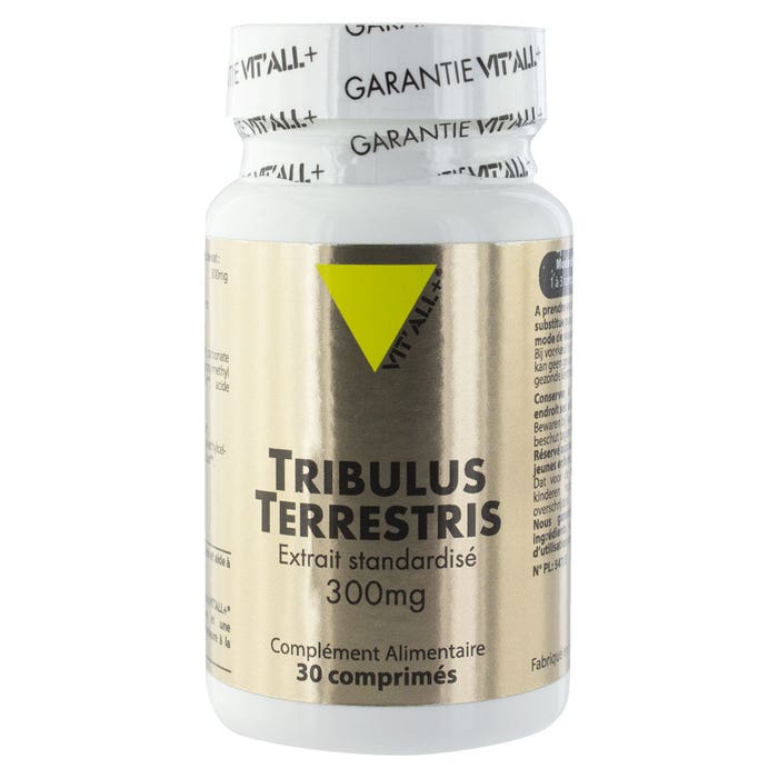 Extracto estandarizado de Tribulus terrestris 300 mg 30 comprimidos Vit'All+