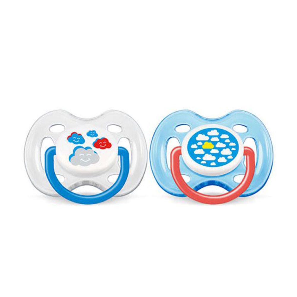 Avent Chupetes Ortodónticos de Silicona Decorados 0-6 Meses X2