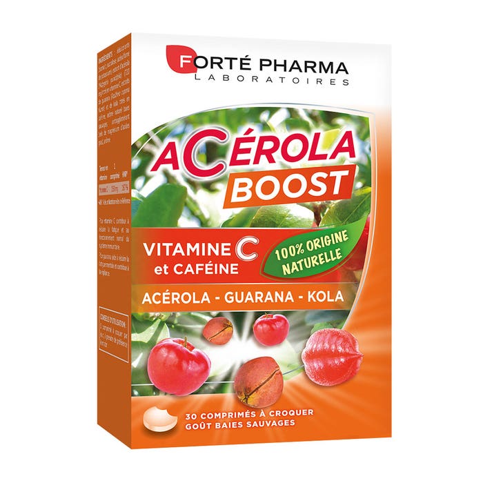 Acerola Boost 30 Comprimidos Forté Pharma