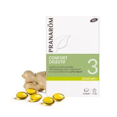 Pranarôm Oléocaps N°3 Organic Digestive Comfort 30 Oleocaps+ cápsulas