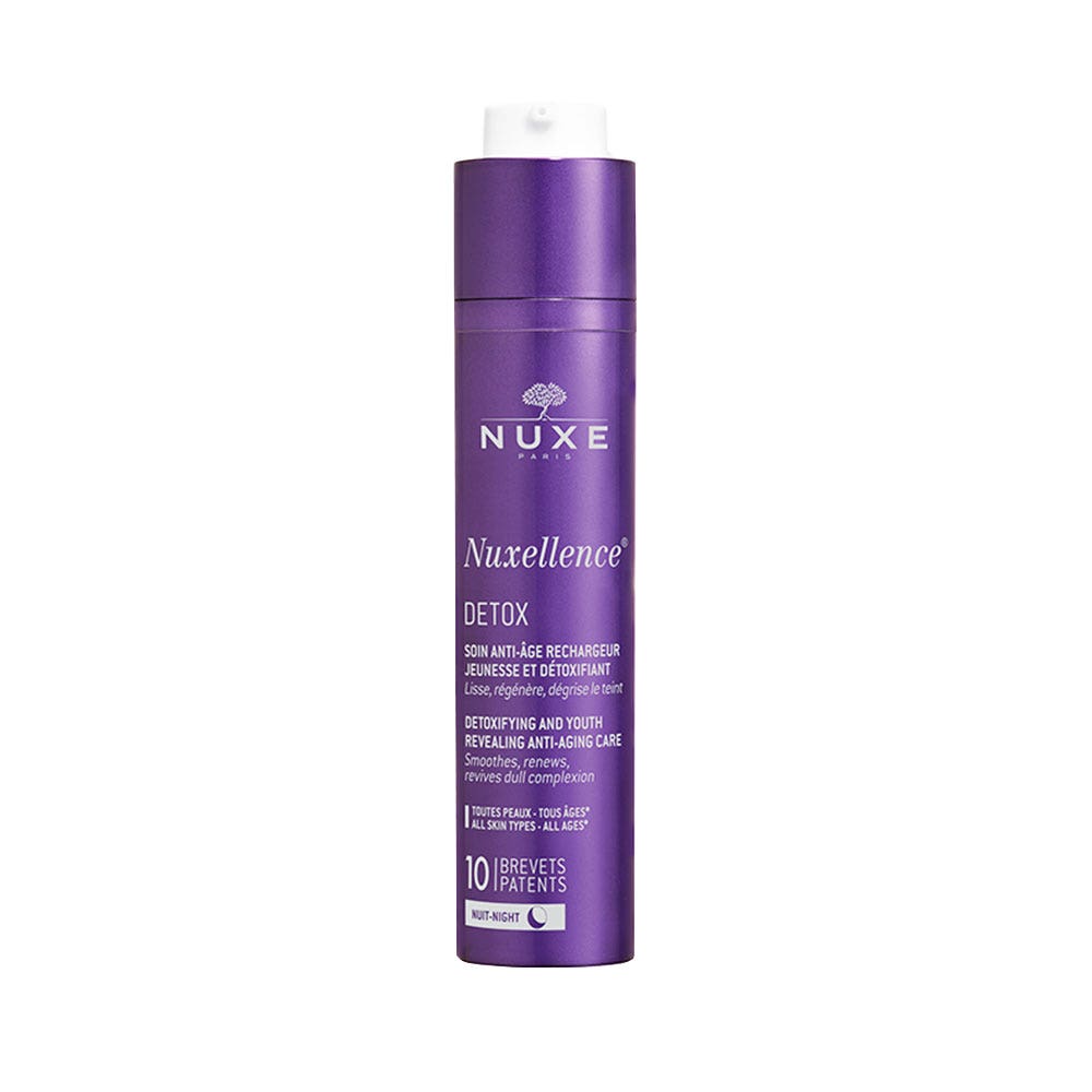 Nuxe Nuxellence Tratamiento Antiedad Juventud Y Detox Noche Detox 50ml