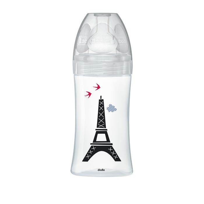 Biberón de vidrio París 0 a 6 meses 270 ml Dodie