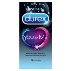 Durex You&Me Preservativos You & Me X10 Climax Duo x10