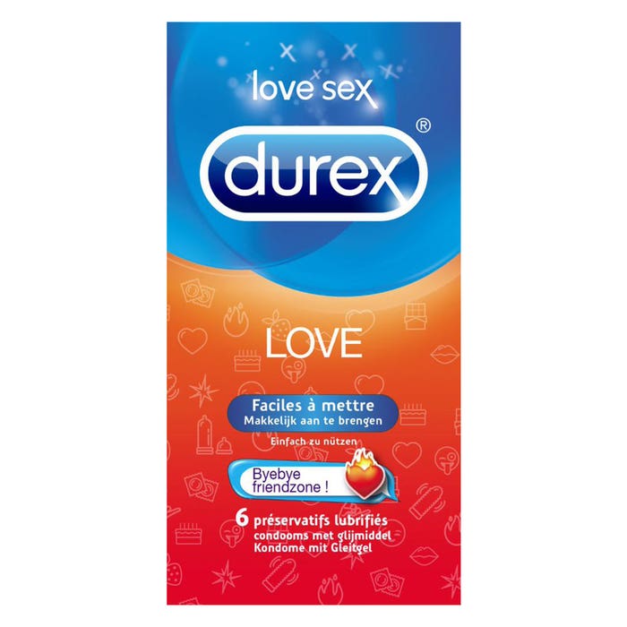 Preservativos Love X6 X6 Love Durex