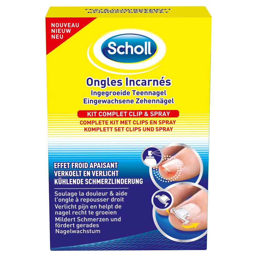 Scholl Kit Complet Ongles Incarnes