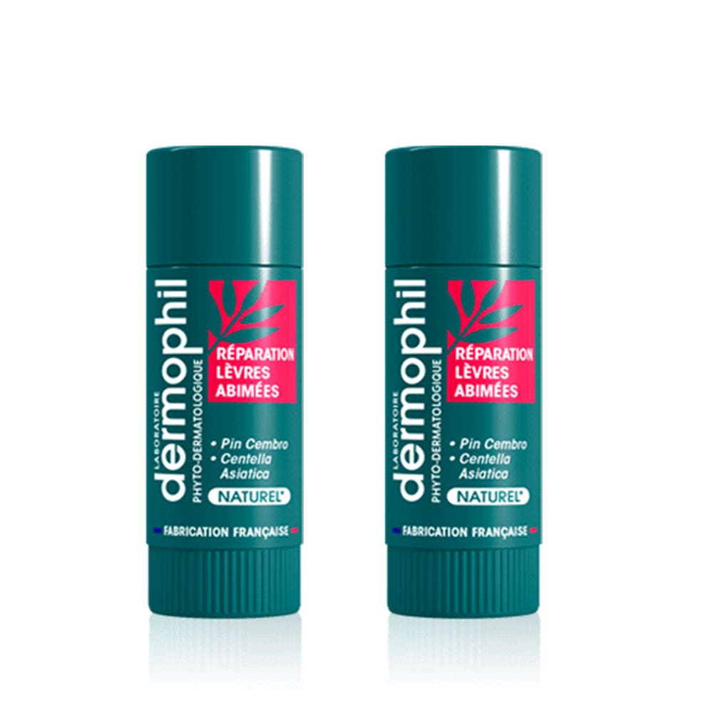 Dermophil Indien Stick Labial Reparacion Fuerte 2x4g