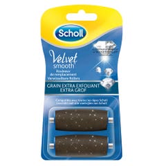 Scholl Velvet Smooth Cabezales Extraexfoliantes Velvet Smooth 2 Recambios x2
