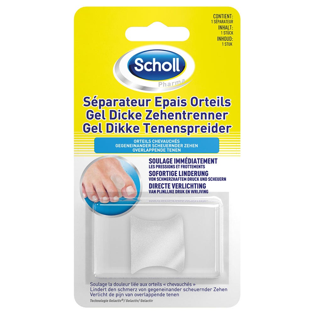 Scholl Separador Ancho Para Dedos Tecnologia Gelactiv x1