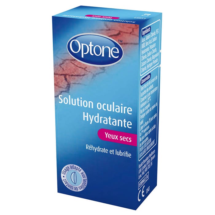 Solución hidratante para ojos secos Frasco 10 ml Optone