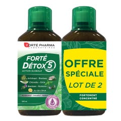 Forté Pharma Forté Détox Forte Detox 5 Órganos 2x500ml