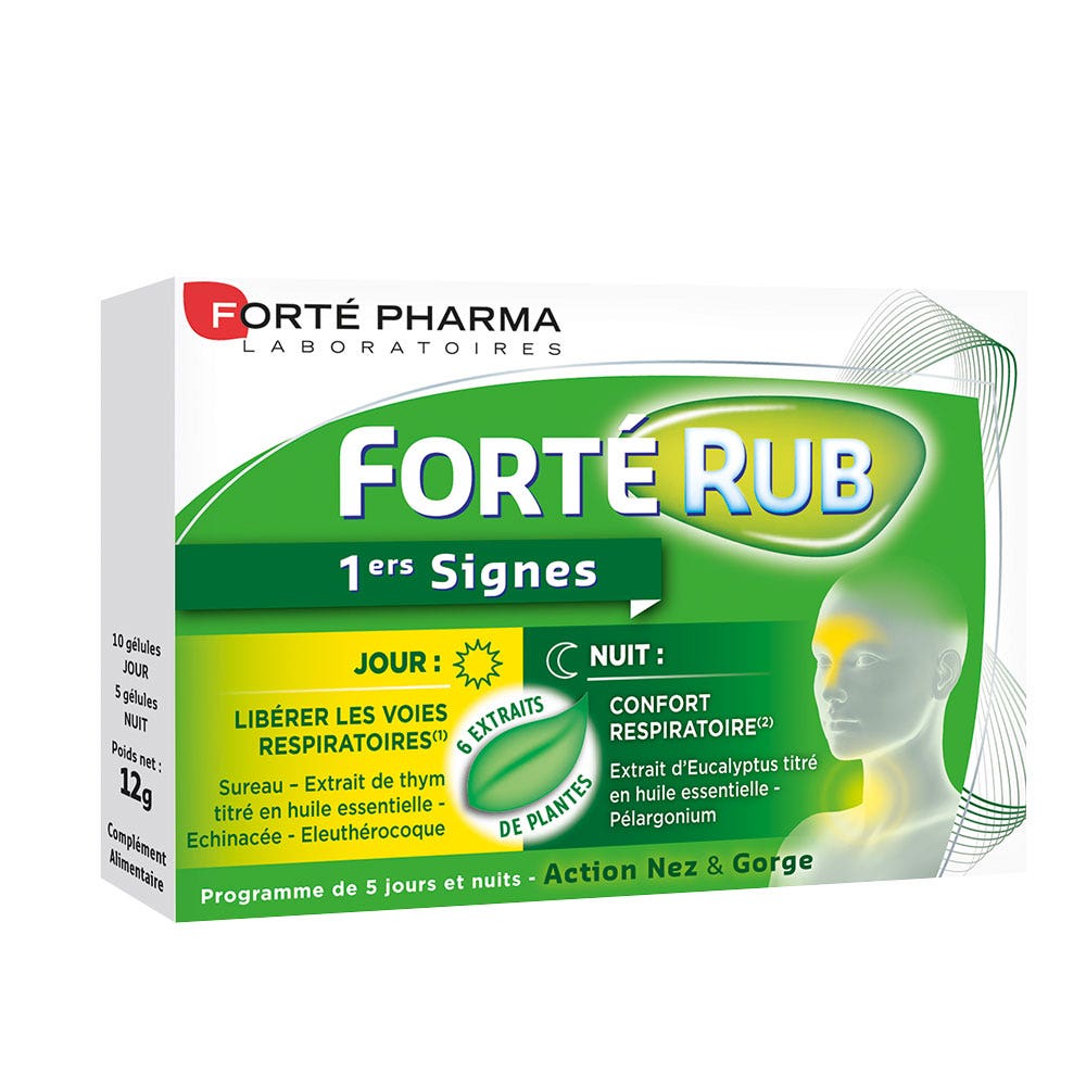 Forté Pharma Forterub Día&Noche Primeros Signos 15 Cápsulas