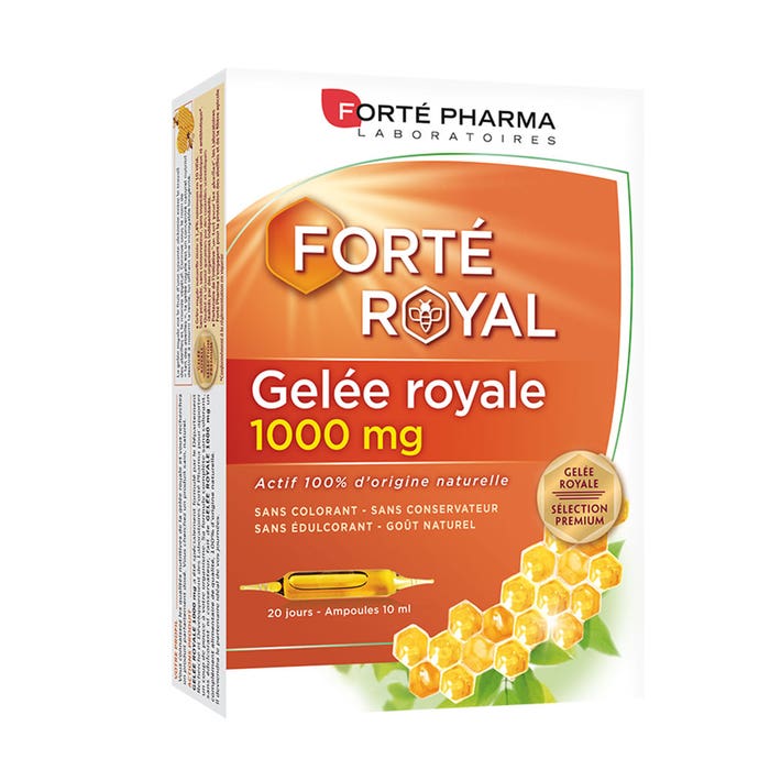 Jalea Real Forte Real 20 Ampollas Forté Royal Forté Pharma