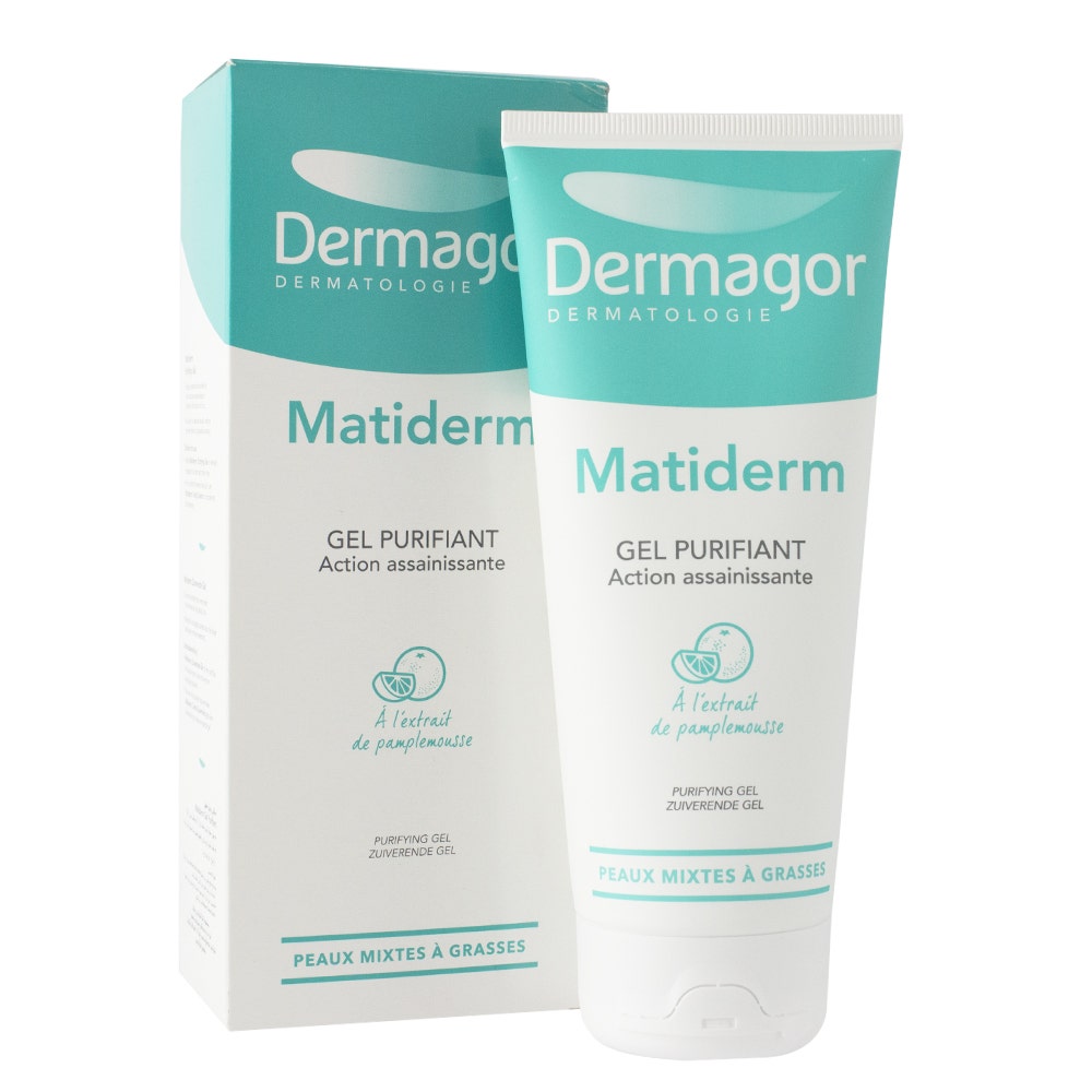 Dermagor Matiderm Gel de acción purificante con extracto de pomelo 200 ml