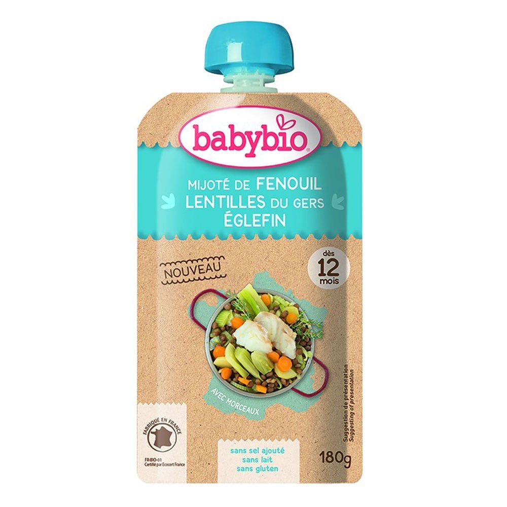 Babybio Día de la Calabaza 12 Meses y Plus 180g