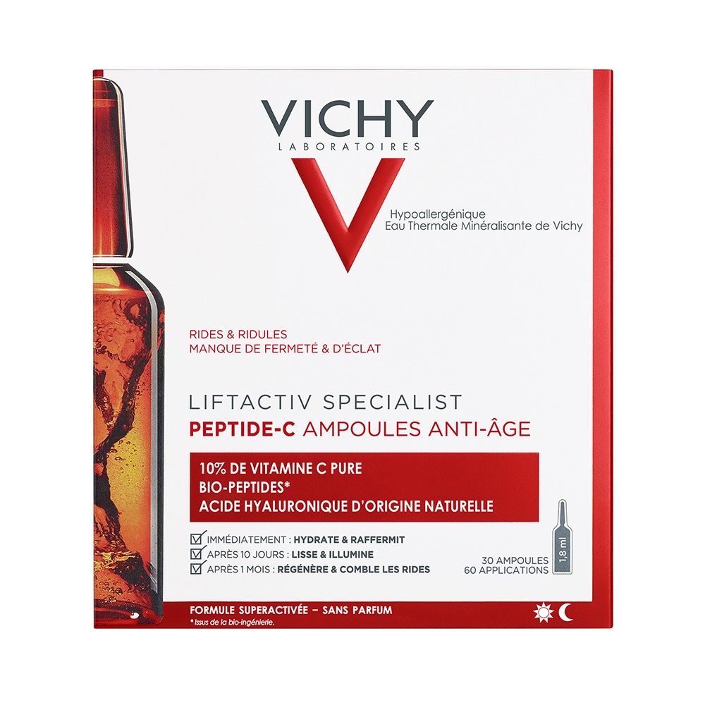Vichy Liftactiv Specialist Ampollas Antiedad x30 Innovación Cura Antiarrugas 10% Vitamina C 8ml