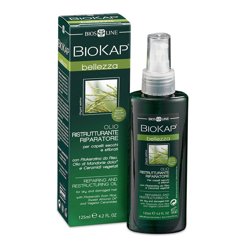 Biokap Belleza Aceite restructurante bifásico para el cabello 125 ml