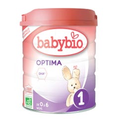 Babybio Optima 1 Leche en Polvo Ecológica 0-6 Meses 800g