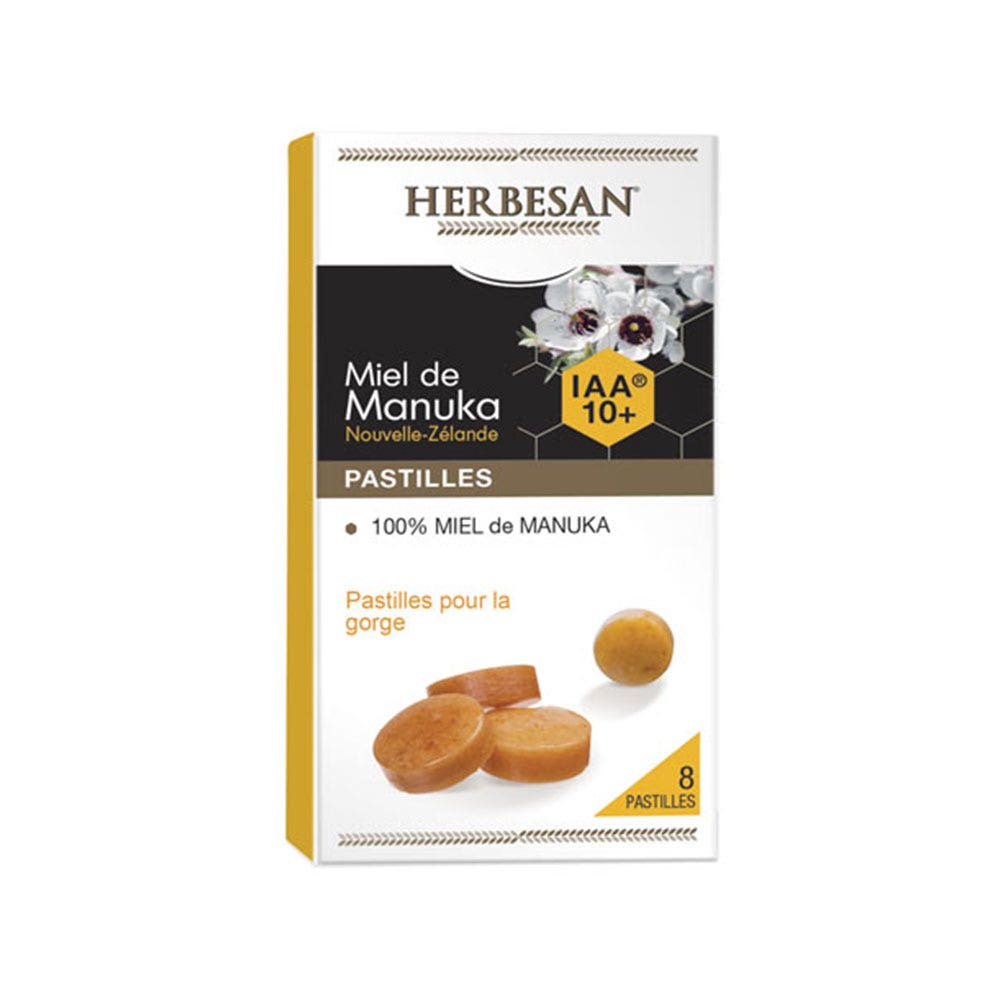 Herbesan Miel de Manuka Pastilles Gorge x8