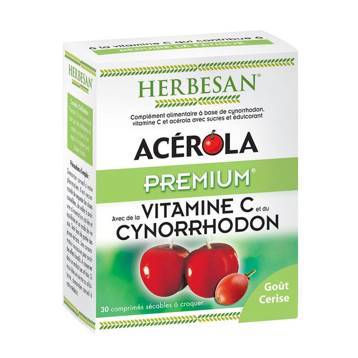Acerola Premium 30 comprimidos Herbesan