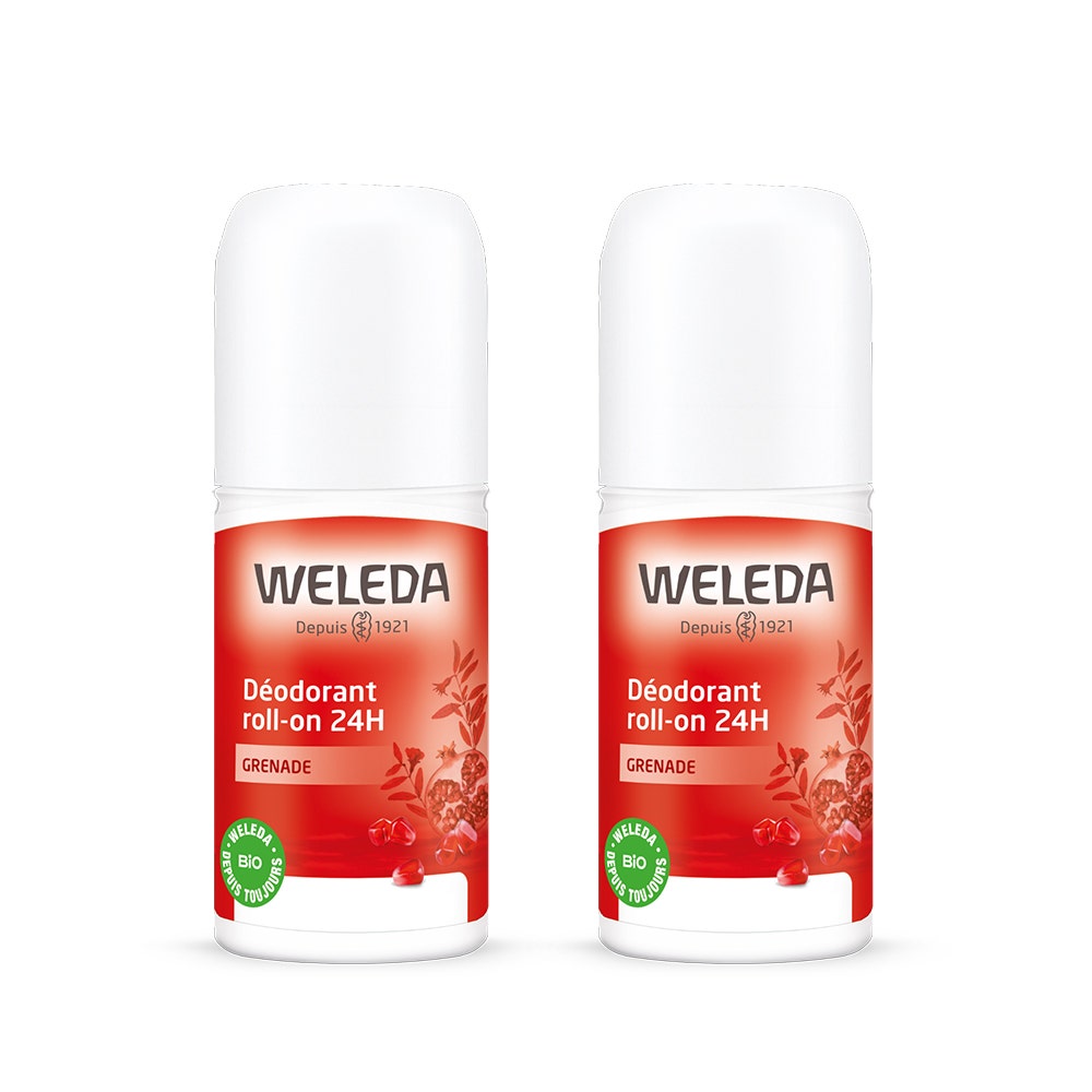 Weleda Granada Desodorante Roll On 24h 2x50ml