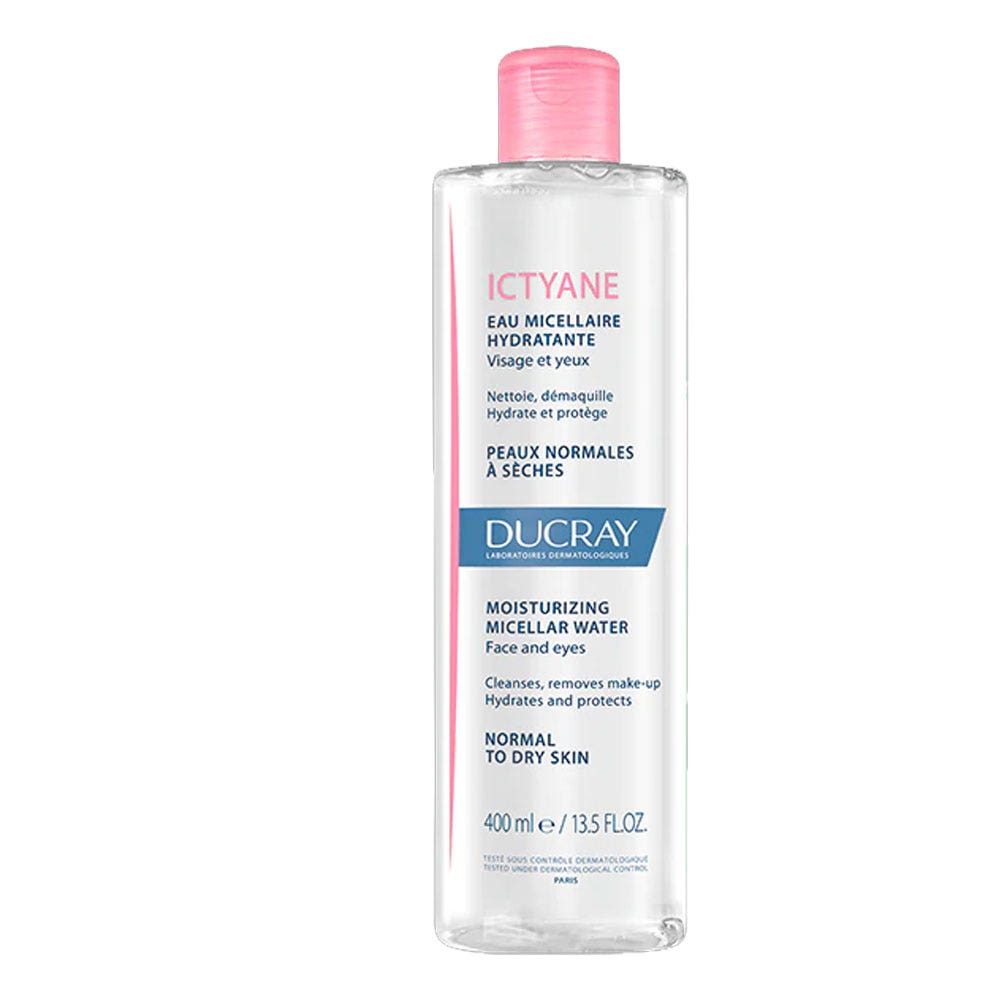 Ducray Ictyane Agua micelar hidratante piel normal a seca 400ml