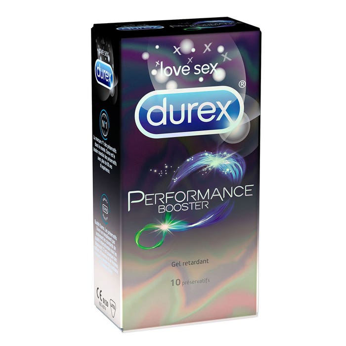 Preservativos X10 Mejor Rendimiento Performance Booster Durex